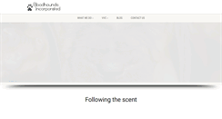 Desktop Screenshot of bloodhoundsincorporated.com