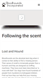 Mobile Screenshot of bloodhoundsincorporated.com